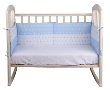 Борт в кроватку Alis День и ночь Голубой
