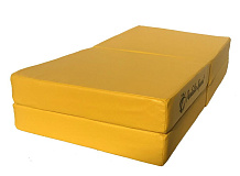 Детский мат Perfetto Sport № 11 (100х100х10 см) складной 4 сложения желтый