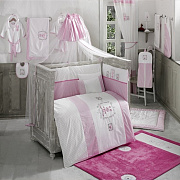 Детский комплект в кроватку Kidboo Rabitto 6 предметов pink