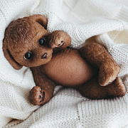 Игрушка Magic Manufactory коллекция Magic Pets Пудель 18 см коричневый