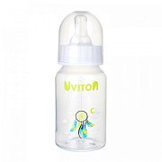 Бутылочка Uviton стандартное горлышко 125 мл белый