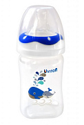 Бутылочка Uviton с широким горлышком 150 мл голубой