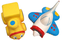 Игрушки для купания Uviton Самолетик и Паровозик 2 шт 0085/07