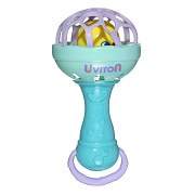 Погремушка Uviton Волшебный шарик 0063 светло-бирюзовая чаша/темно-бирюзовый