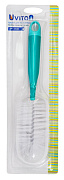 Ершик для мытья детских бутылочек Uviton Lux мятный
