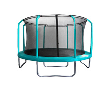 Батут с защитной сеткой Perfetto Sport Premium Strong 12 диаметр 3,7 м зелёный