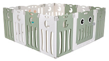 Детский ограждение-манеж Pituso Сова без шаров 143х143х63 Зеленый/белый