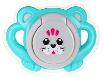 Детская пустышка Uviton Kitty с колпачком 0-6 мес 1 шт 0229 бирюзовый