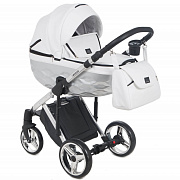 Детская коляска Adamex Chantal Star Collection 3 в 1 STAR105 белый + серебро