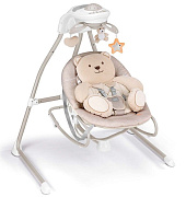 Качели электронные Cam Gironanna бежевый с медвежонком