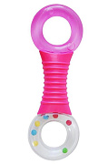 Прорезыватель-погремушка Uviton Гантелька 0140 розовый