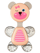 Прорезыватель-погремушка Uviton Flexy Bear 0276 серый