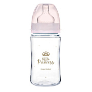 Бутылочка для кормления Canpol Babies Royal Baby c широким горлом 240 мл 35/234 розовый
