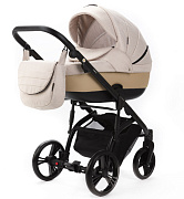 Детская коляска Adamex Lanti 3 в 1 LN-PS145 TIP (СВ.БЕЖ + БЕЖ. КОЖА)