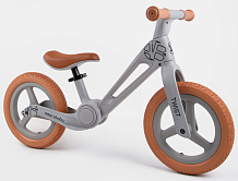 Двухколесный беговел AmaroBaby Twist серый/оранжевый