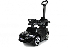 Детский толокар RiverToys BMW M5 A999MP-H с родительской ручкой черный
