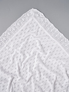 Детский плед Little Star для девочки 90х90 см белый