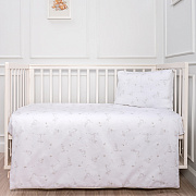 Комплект постельного белья Lappetti Мамина любовь 3 предмета молочный