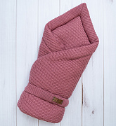 Конверт вязаный утепленный Lappetti Хьюге брусничный