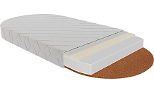 Детский матрас Vikalex Римини 125х75х12 см овальный