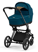 Коляска для новорожденных Cybex Priam IV Matt Black Mountain Blue