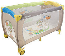 Манеж-кровать Pituso Granada двухуровневый Bear Beige/Бежевый