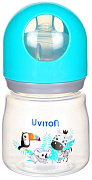 Детская бутылочка Uviton с широким горлышком 125 мл 0228/01 бирюзовый