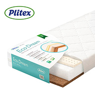 Детский матрас Plitex Eco Dream 1190х600х90 ЭКД-01