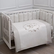 Комплект постельного белья Lappetti Кролик Лаппин 3 предмета серый