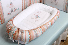 Подушка-гнездышко Lappetti Ламы с матрасиком