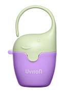 Футляр для пустышки Uviton Elephant 0638 сиреневый/зеленый