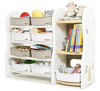 Детский стеллаж для игрушек Ifam DesignToy-4 бежевый