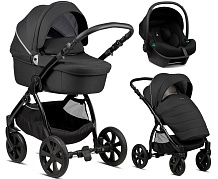 Детская коляска Noordi Fjordi 3 в 1 с автокреслом Terra Black 1132815 Black