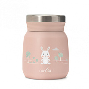 Детский термос Nuvita для еды и жидкости 4471, 300 мл розовый