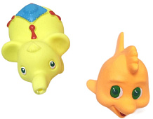 Игрушки для купания Uviton Рыбка морская, Слоник 2 шт 0085/02