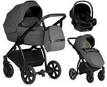 Детская коляска Noordi Luno All Trails 3 в 1 с автокреслом Terra Black 1012617 Ocean Blue