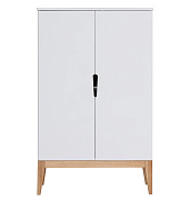 Шкаф Antemi Mia белый/дерево