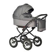 Детская коляска Indigo Barbara 21 Classic 2 в 1 Ba05 т.серый