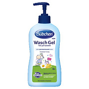 Детский гель Bubchen для купания младенцев с дозатором 400 мл.