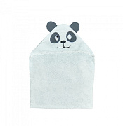 Детское полотенце для купания Alis Цветная коллекция махра 75х110 см панда