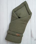 Конверт вязаный утепленный Lappetti Хьюге олива