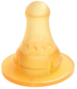 Детская соска Lubby молочная X, быстрый поток латекс, 6+ мес 2 штуки 12011