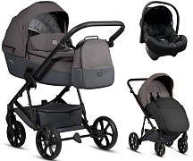 Детская коляска Tutis Viva 6 Plus Essential 3 в 1 с автокреслом Elo Lux EduSky Black 1612072 Periscape