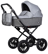 Детская коляска Riko Basic Bella Classic 2 в 1 2025 01 серый-графит