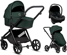 Детская коляска Tutis Mio 3 Plus Essential New 3 в 1 с автокреслом Elo Lux EduSky Black 1622240 Pacific Green