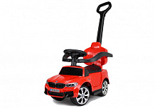 Детский толокар RiverToys BMW M5 A999MP-H с родительской ручкой красный