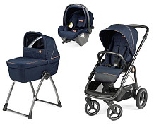 Коляска 3 в 1 Peg Perego Veloce TC Belvedere SLK Blue Shine
