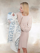 Конверт на выписку НаследникЪ Выжанова Мото плед с поясом 95х95