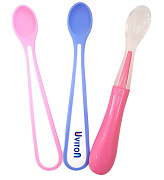 Набор ложечек Uviton для введения прикорма 3 шт 0210 розовый