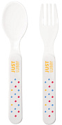 Детский набор Just Lubby ложка и вилка 4+ мес 2 штуки 14343